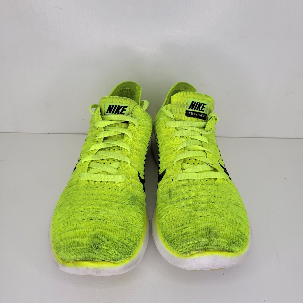 Nike Free RN Flyknit Medals Stand Volt Running Shoe 842546-700 Women Sz 7.5 VGUC - Picture 2 of 9